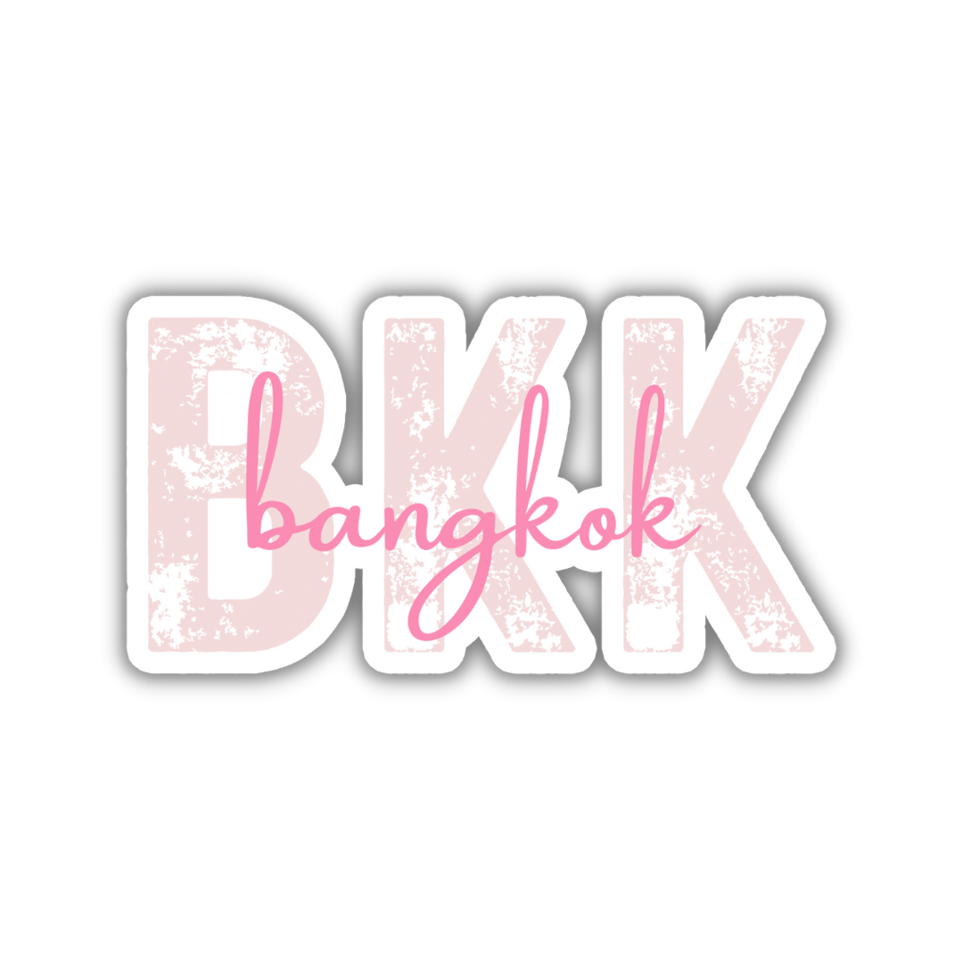 BKK Bangkok Airport Code Sticker