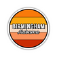 Birmingham, Alabama Circle Sticker
