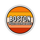 Boston, Massachusetts Circle Sticker