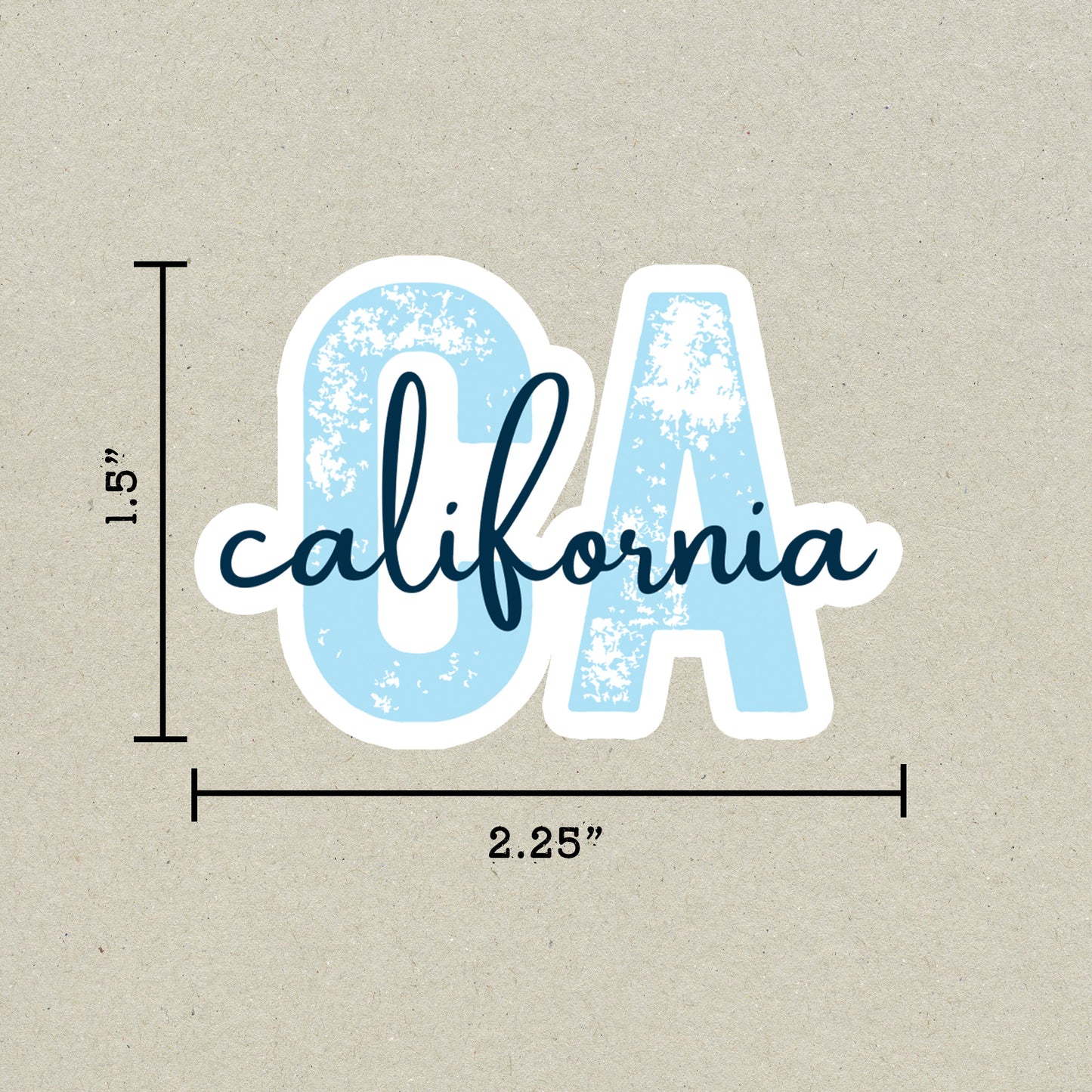 California State Code Sticker