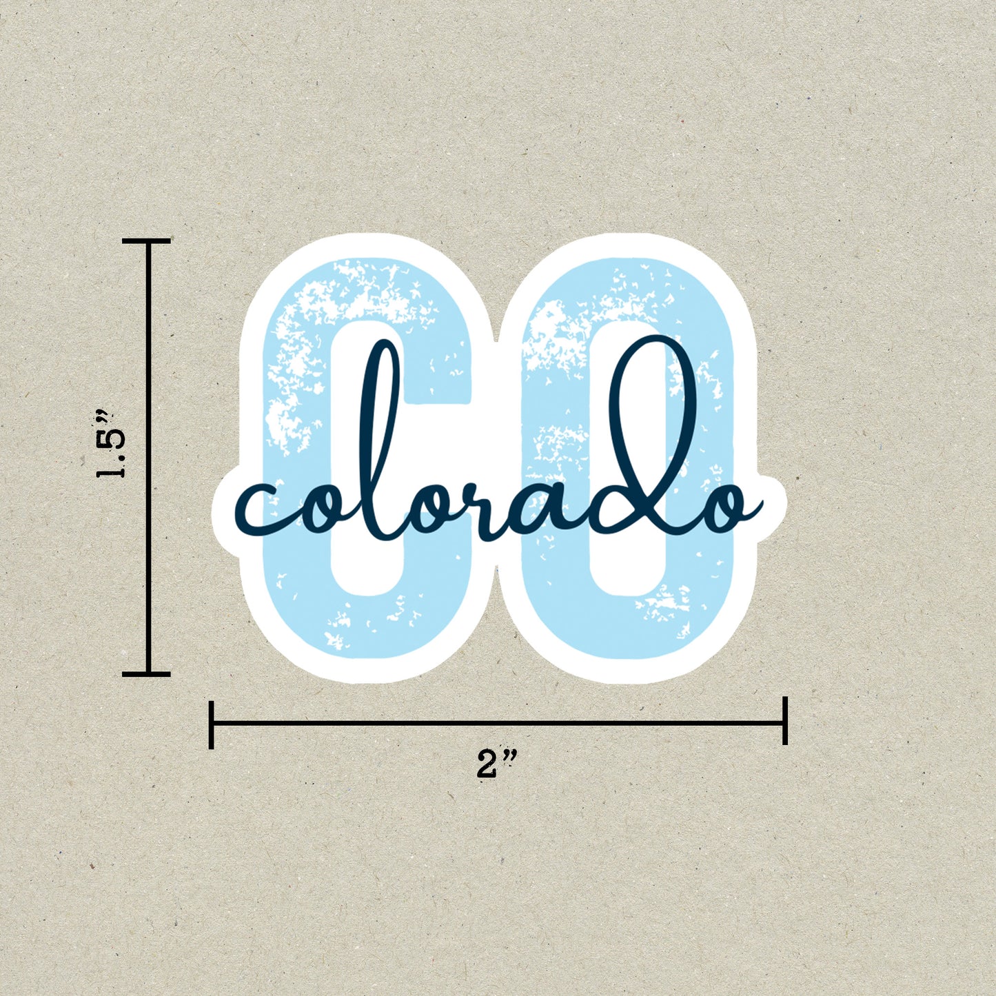 Colorado State Code Sticker