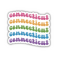 Connecticut Retro Sticker