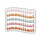 Connecticut Retro Sticker