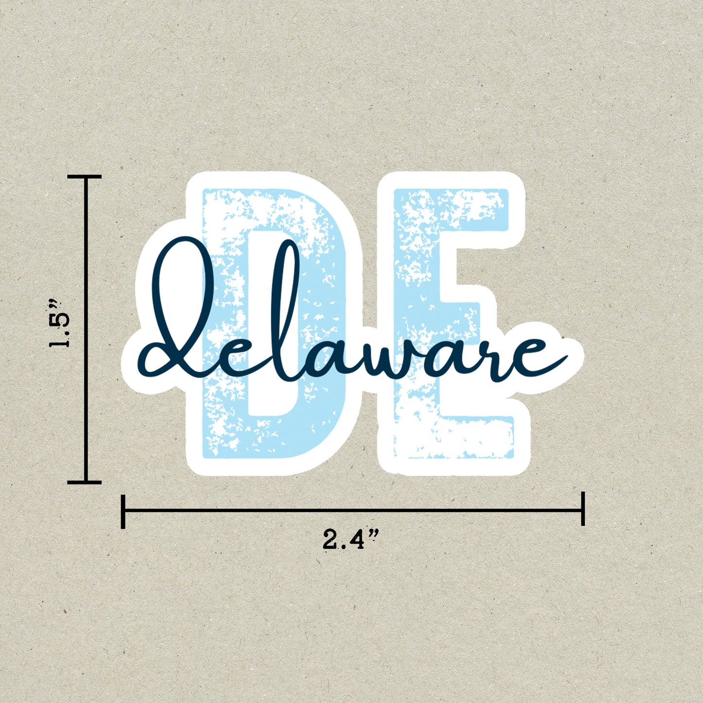 Delaware State Code Sticker