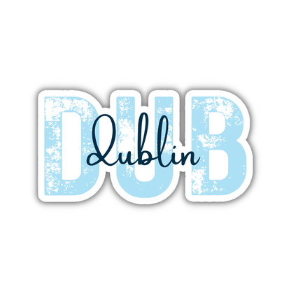 DUB Dublin Airport Code Sticker