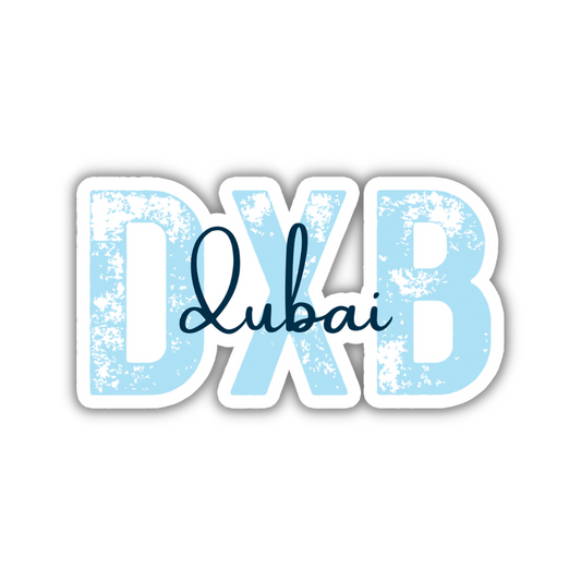 DXB Dubai Airport Code Sticker
