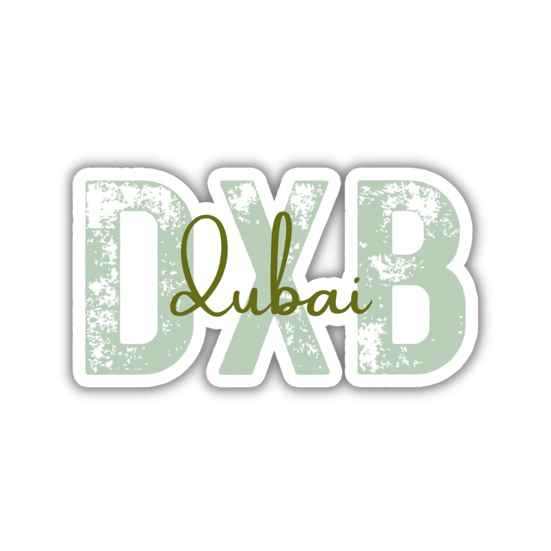 DXB Dubai Airport Code Sticker