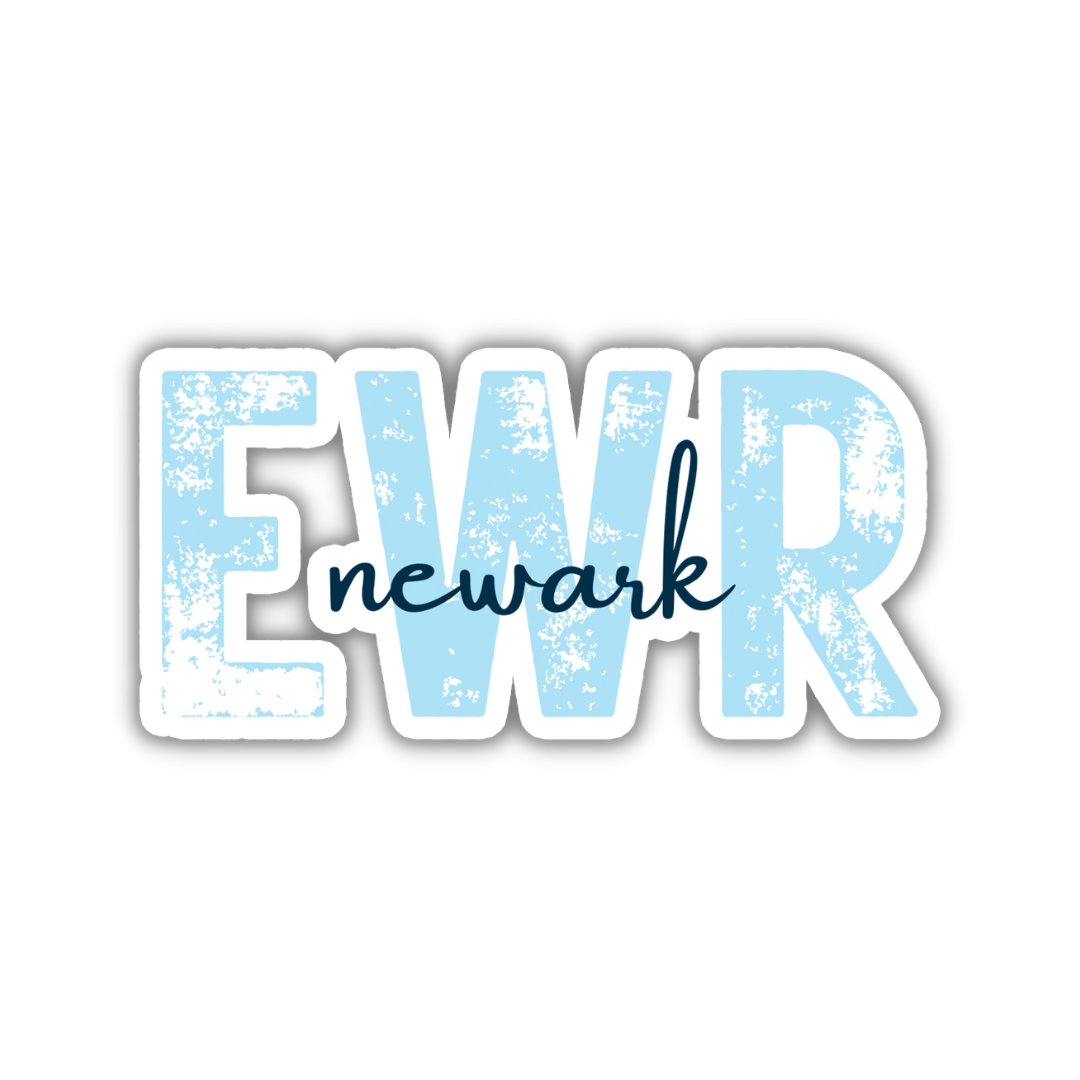EWR Newark Airport Code Sticker