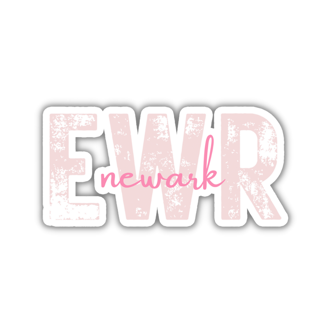 EWR Newark Airport Code Sticker