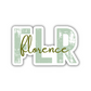 FLR Florence Airport Code Sticker