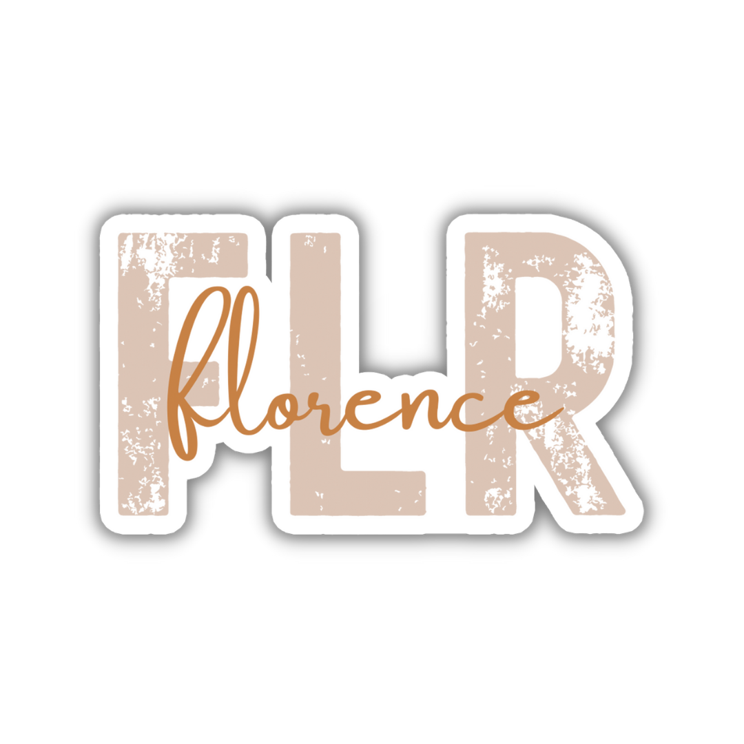 FLR Florence Airport Code Sticker