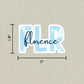 FLR Florence Airport Code Sticker