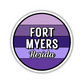 Fort Myers, Florida Circle Sticker