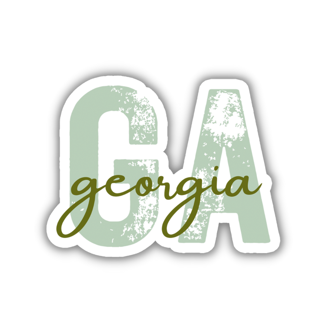 Georgia State Code Sticker