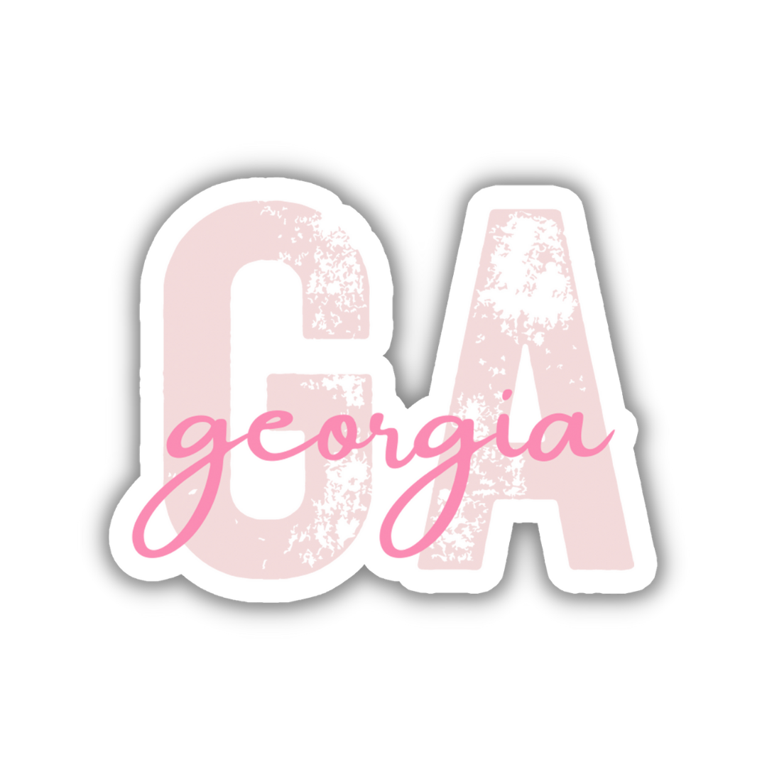 Georgia State Code Sticker