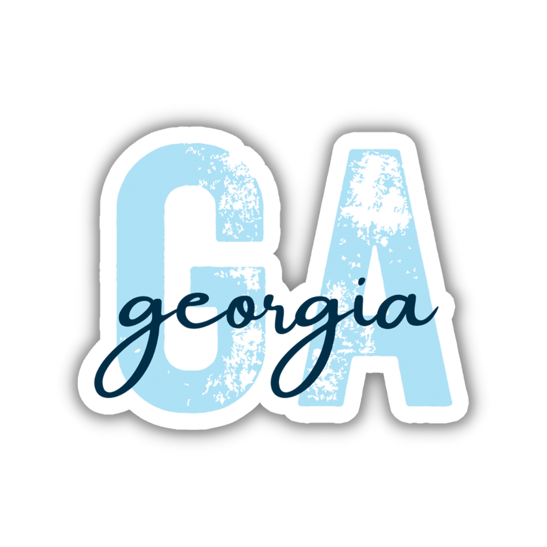 Georgia State Code Sticker