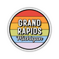 Grand Rapids, Michigan Circle Sticker