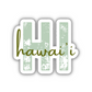 Hawai'i State Code Sticker