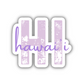 Hawai'i State Code Sticker