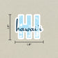 Hawai'i State Code Sticker