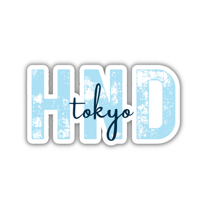 HND Tokyo Airport Code Sticker