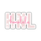 HNL Honolulu Airport Code Sticker