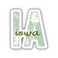 Iowa State Code Sticker