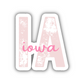 Iowa State Code Sticker