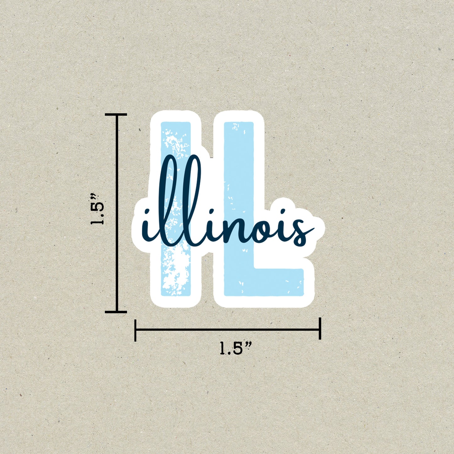 Illinois State Code Sticker