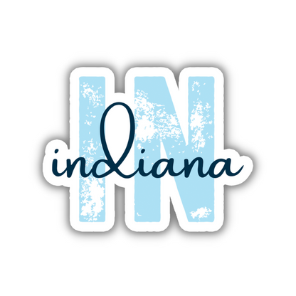 Indiana State Code Sticker