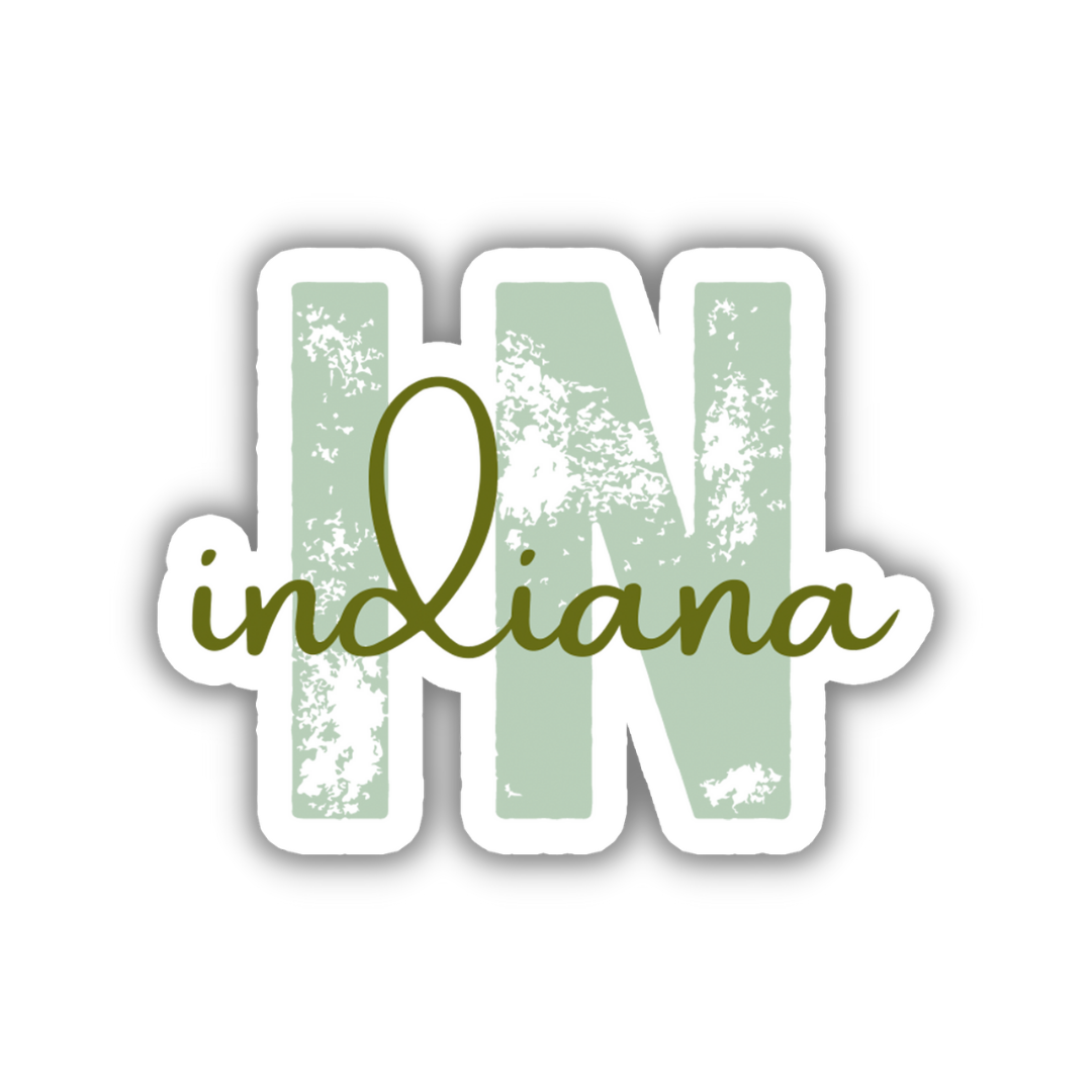 Indiana State Code Sticker