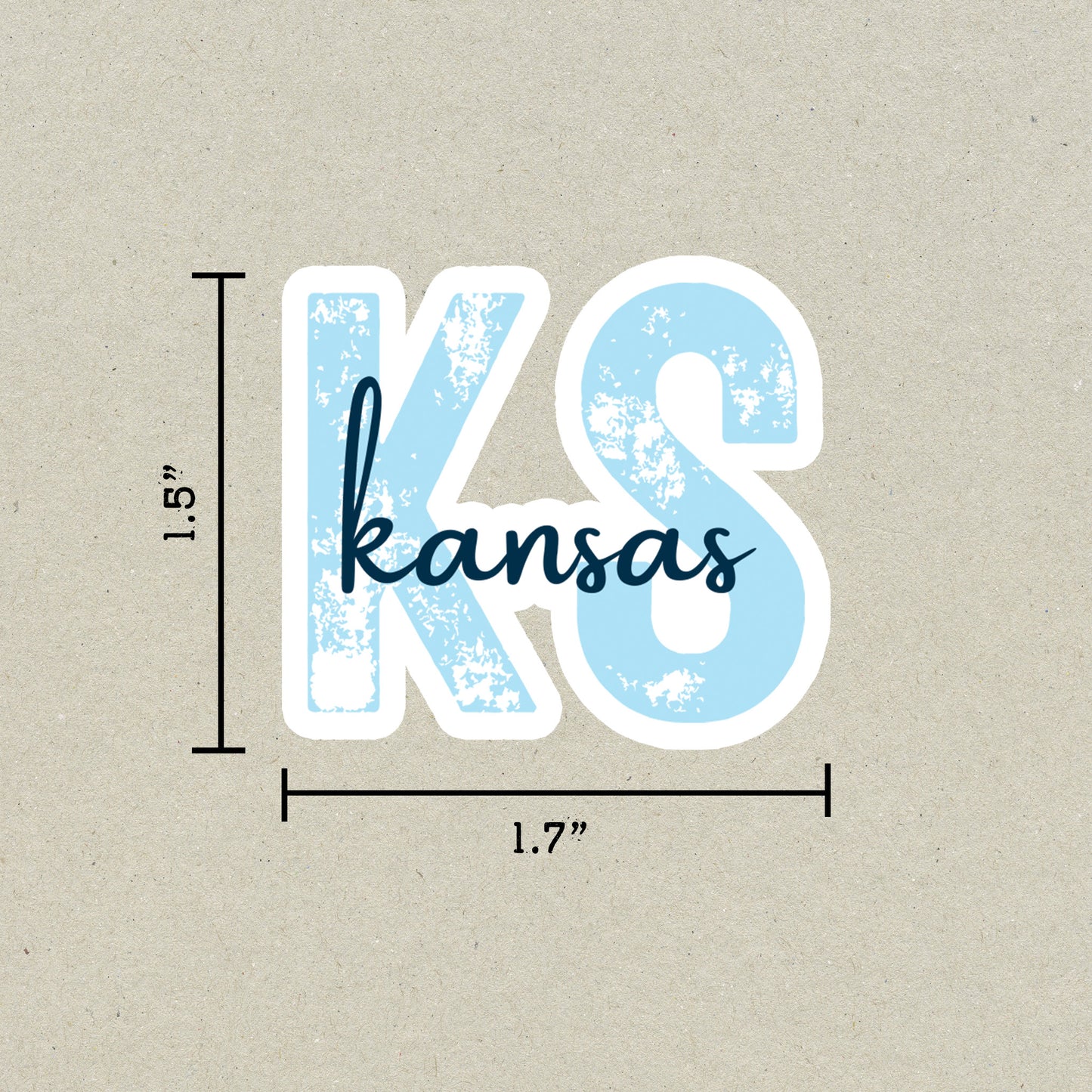 Kansas State Code Sticker