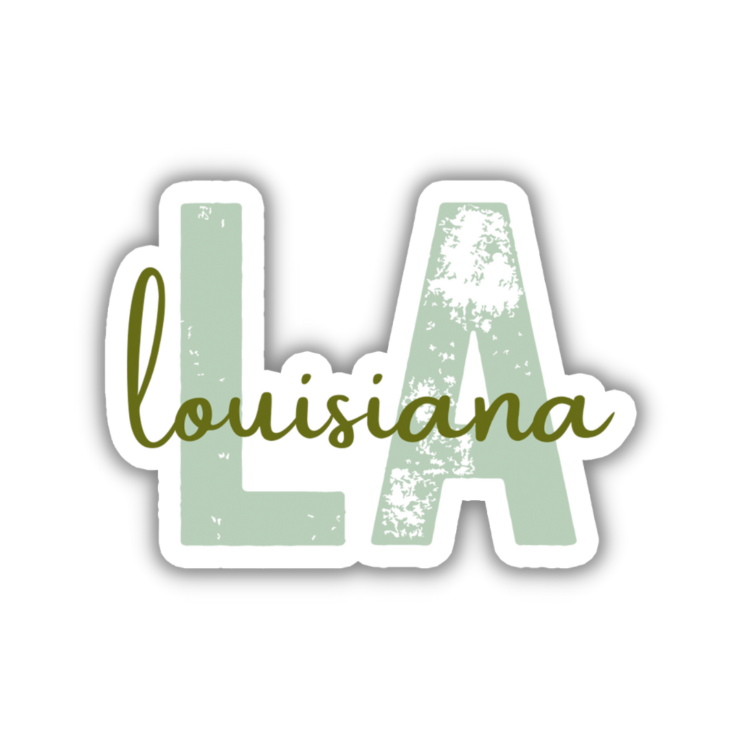 Louisiana State Code Sticker