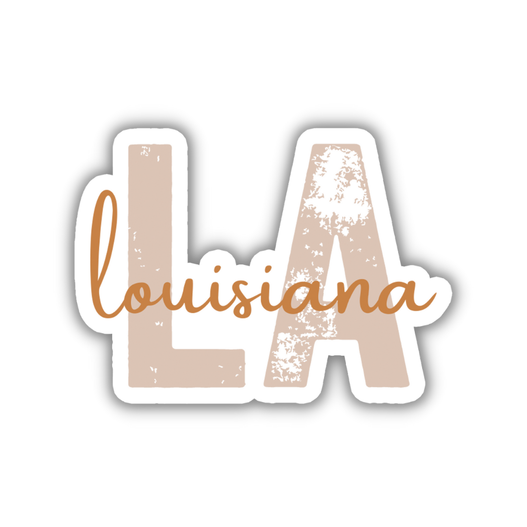 Louisiana State Code Sticker