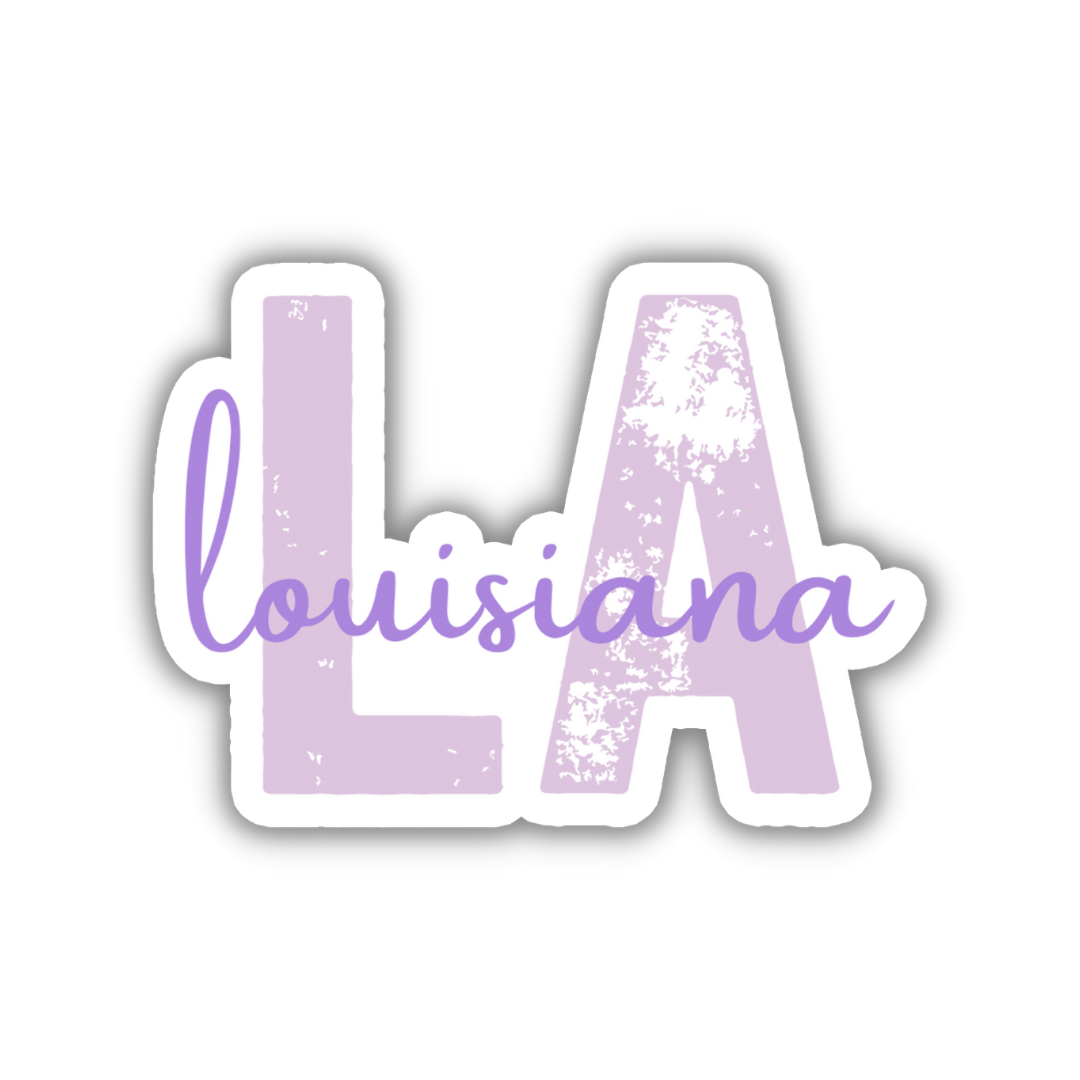 Louisiana State Code Sticker