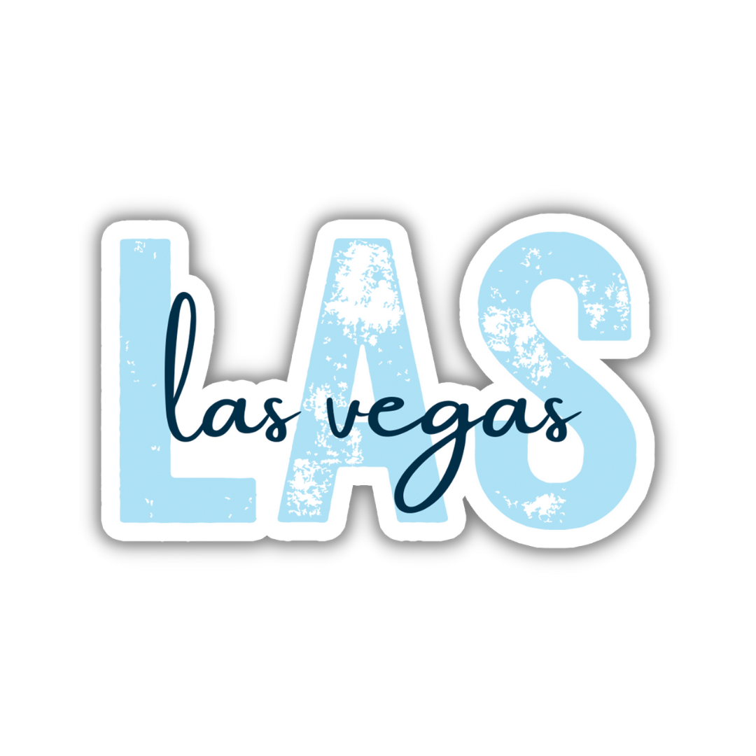 LAS Las Vegas Airport Code Sticker