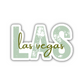 LAS Las Vegas Airport Code Sticker