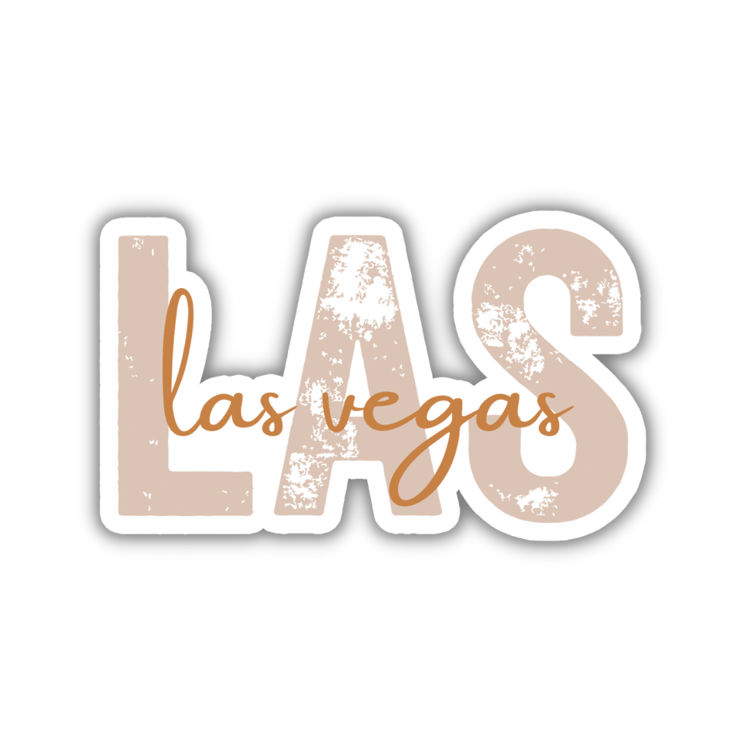 LAS Las Vegas Airport Code Sticker