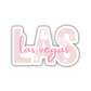 LAS Las Vegas Airport Code Sticker