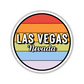 Las Vegas, Nevada Circle Sticker