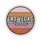 Las Vegas, Nevada Circle Sticker