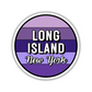 Long Island, New York Circle Sticker