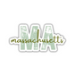 Massachusetts State Code Sticker