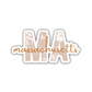 Massachusetts State Code Sticker