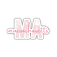 Massachusetts State Code Sticker