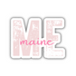 Maine State Code Sticker