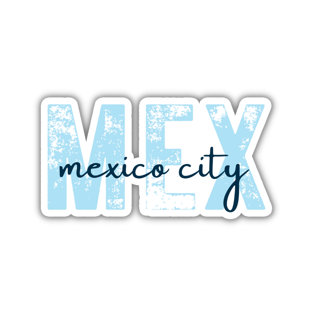 MEX Mexico City Airport Code Sticker – TravelBeeTags
