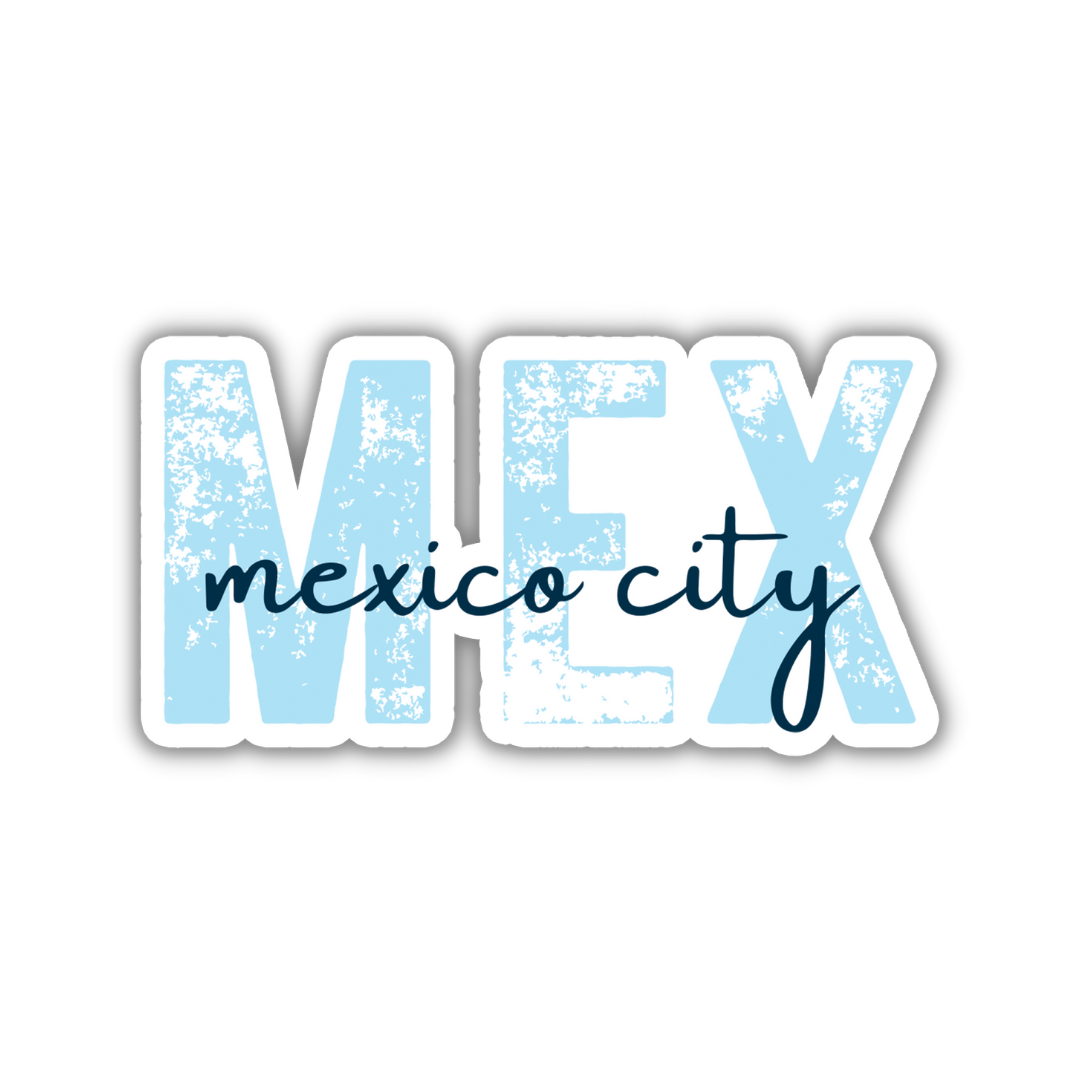 MEX Mexico City Airport Code Sticker