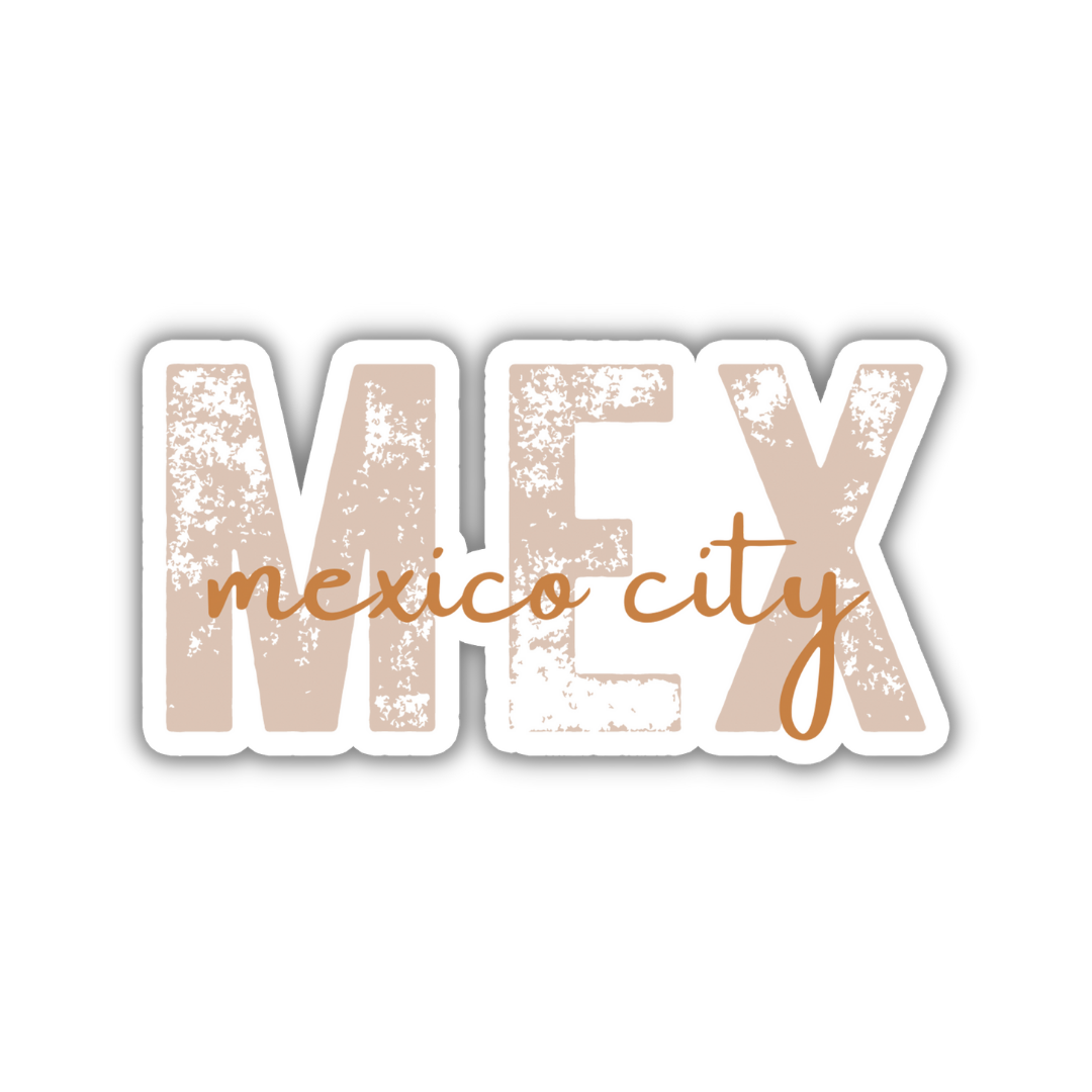 MEX Mexico City Airport Code Sticker