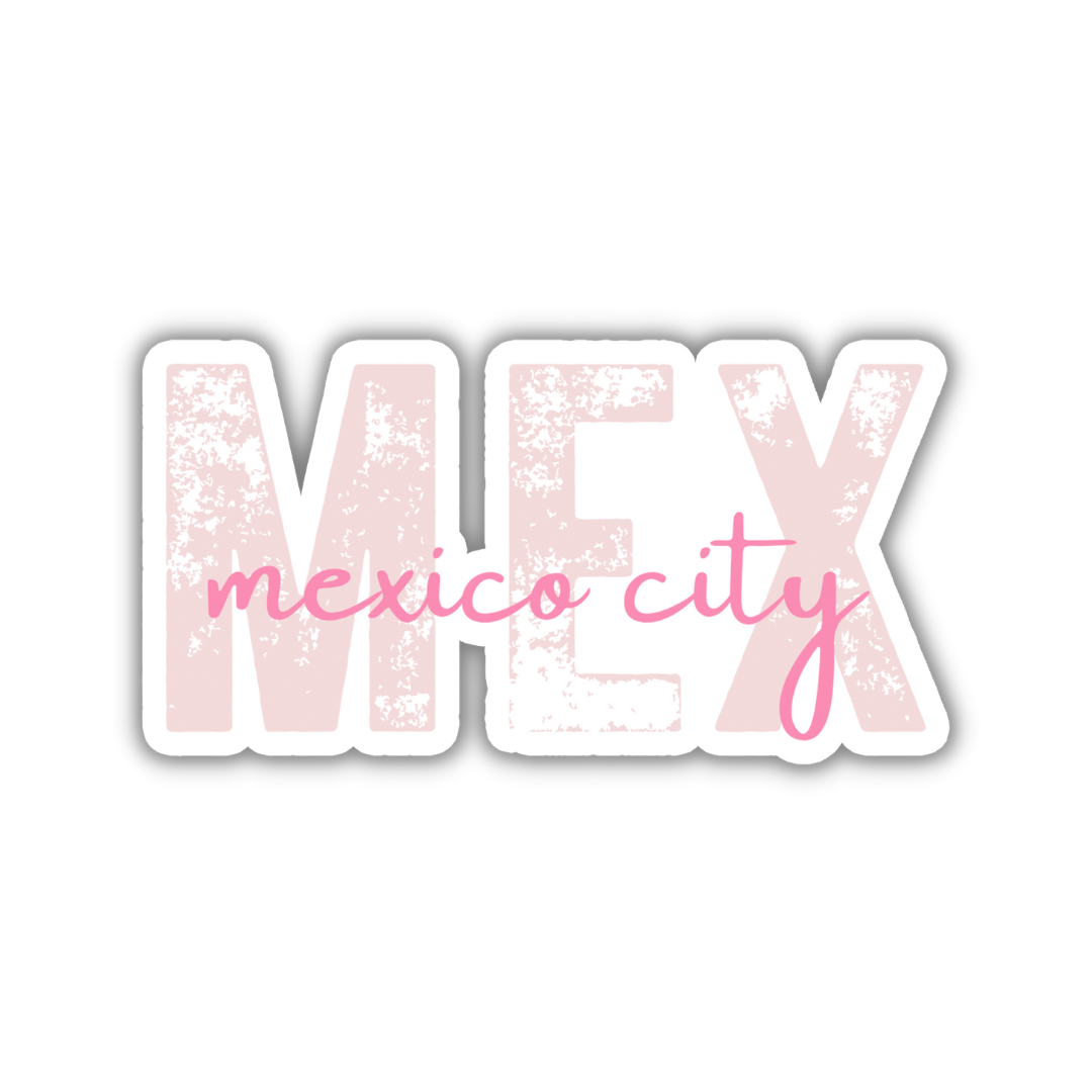 MEX Mexico City Airport Code Sticker